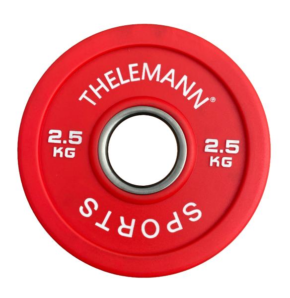 THELEMANN® Gesamtgewicht  105 Kg Hantelscheiben - Satz, Wettkampf, Powerlifting, Fitness Exklusiv , Bohrung 50/51mm